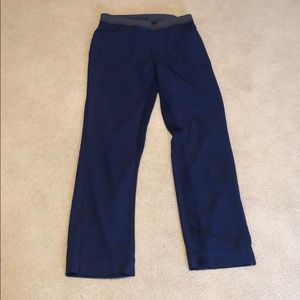 Navy blue small scrub pants